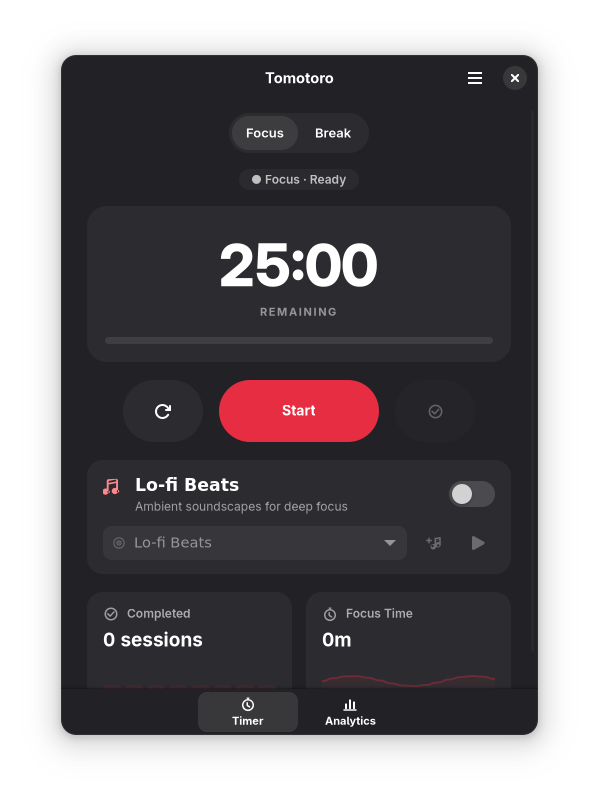 Tomotoro adaptive layout